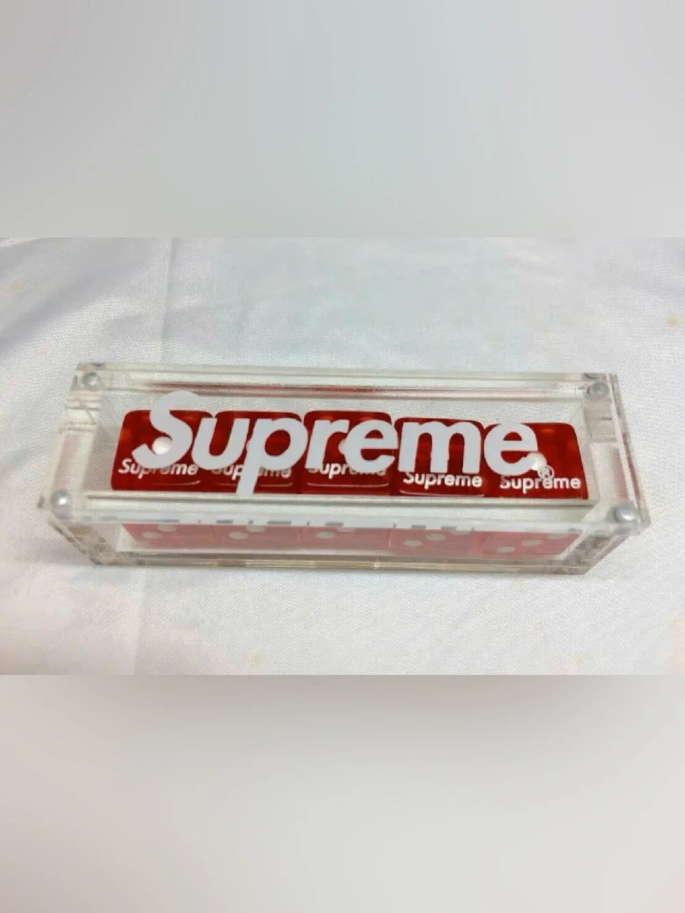 Supreme branded red